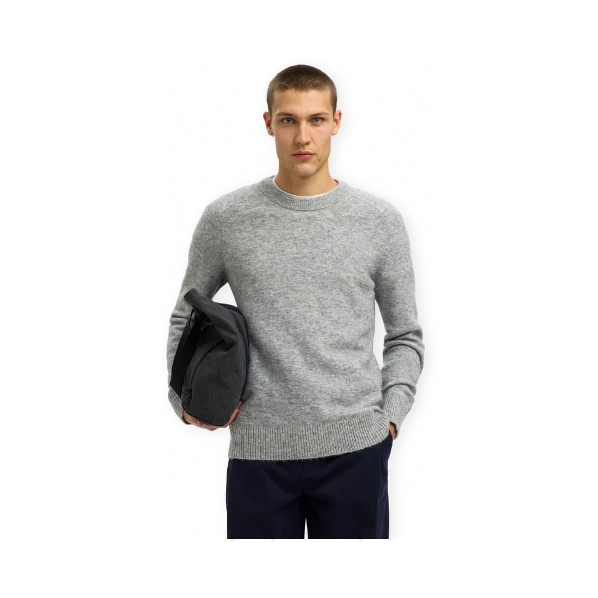 Men's Sweaters Selected Gray