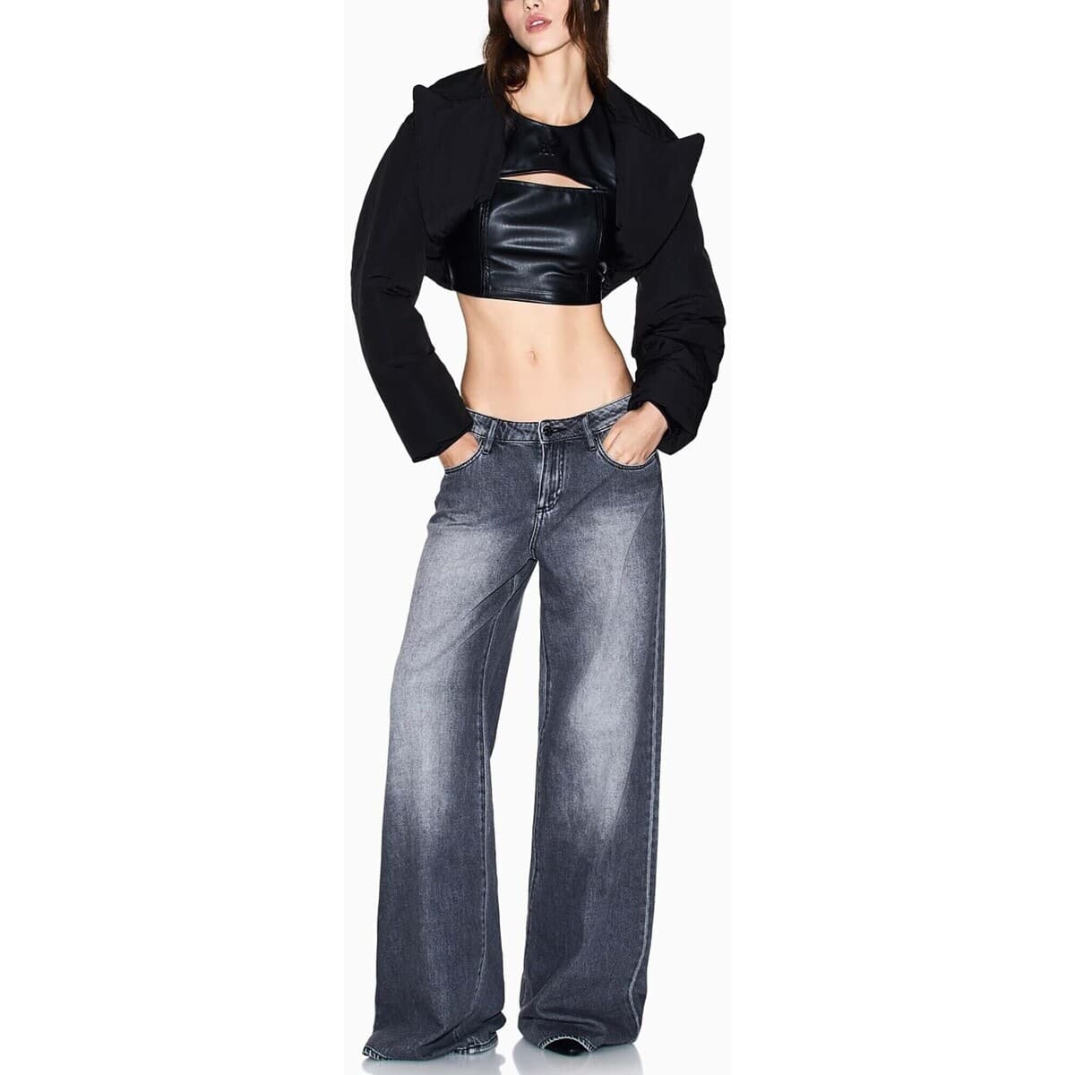 Women's Jeans EAX Gray