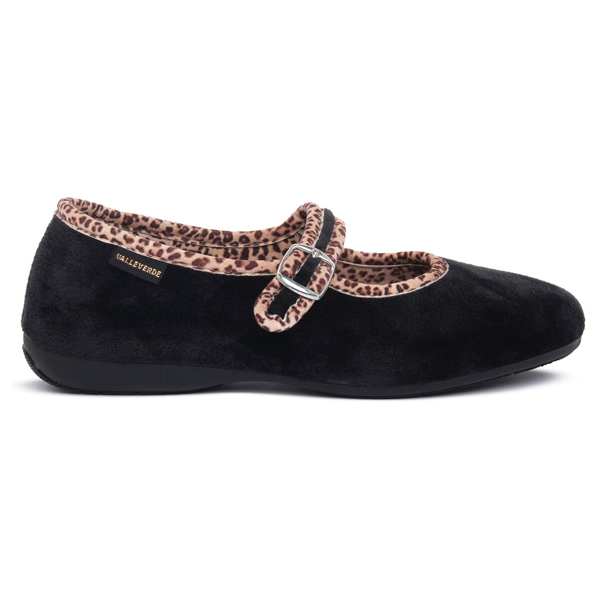 Women's Ballet Flats Valleverde Black