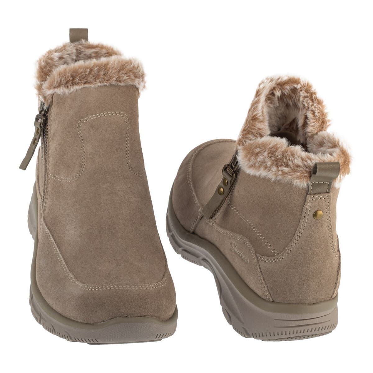 Women's Boots Skechers Beige