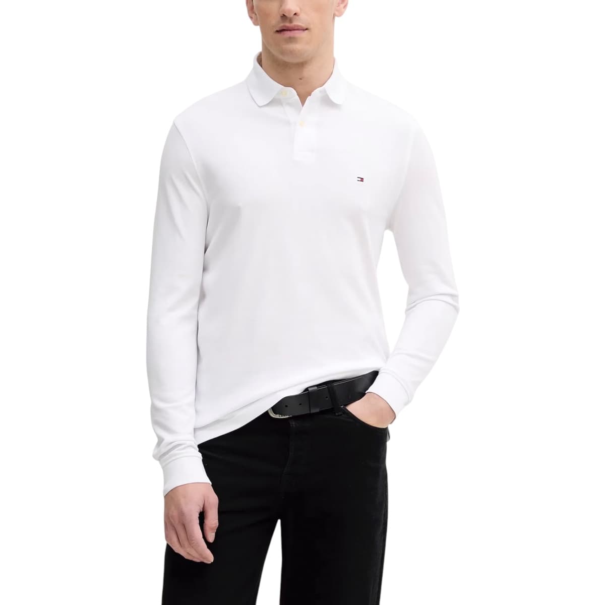 Men's Polo Shirts Tommy Hilfiger White