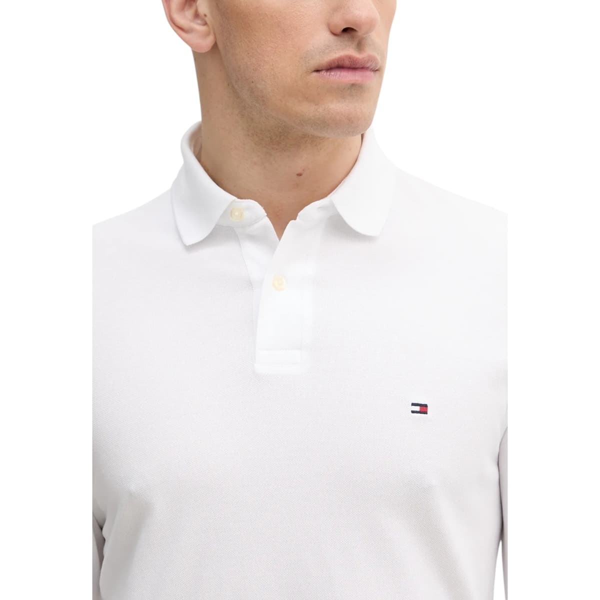 Men's Polo Shirts Tommy Hilfiger White