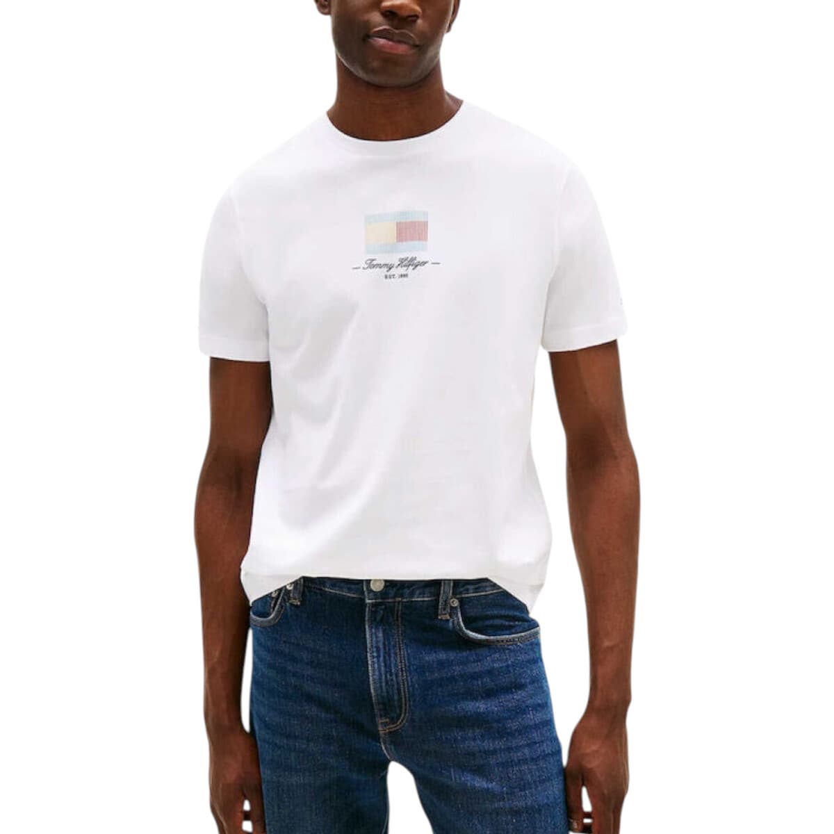 Men's T-Shirts Tommy Hilfiger White