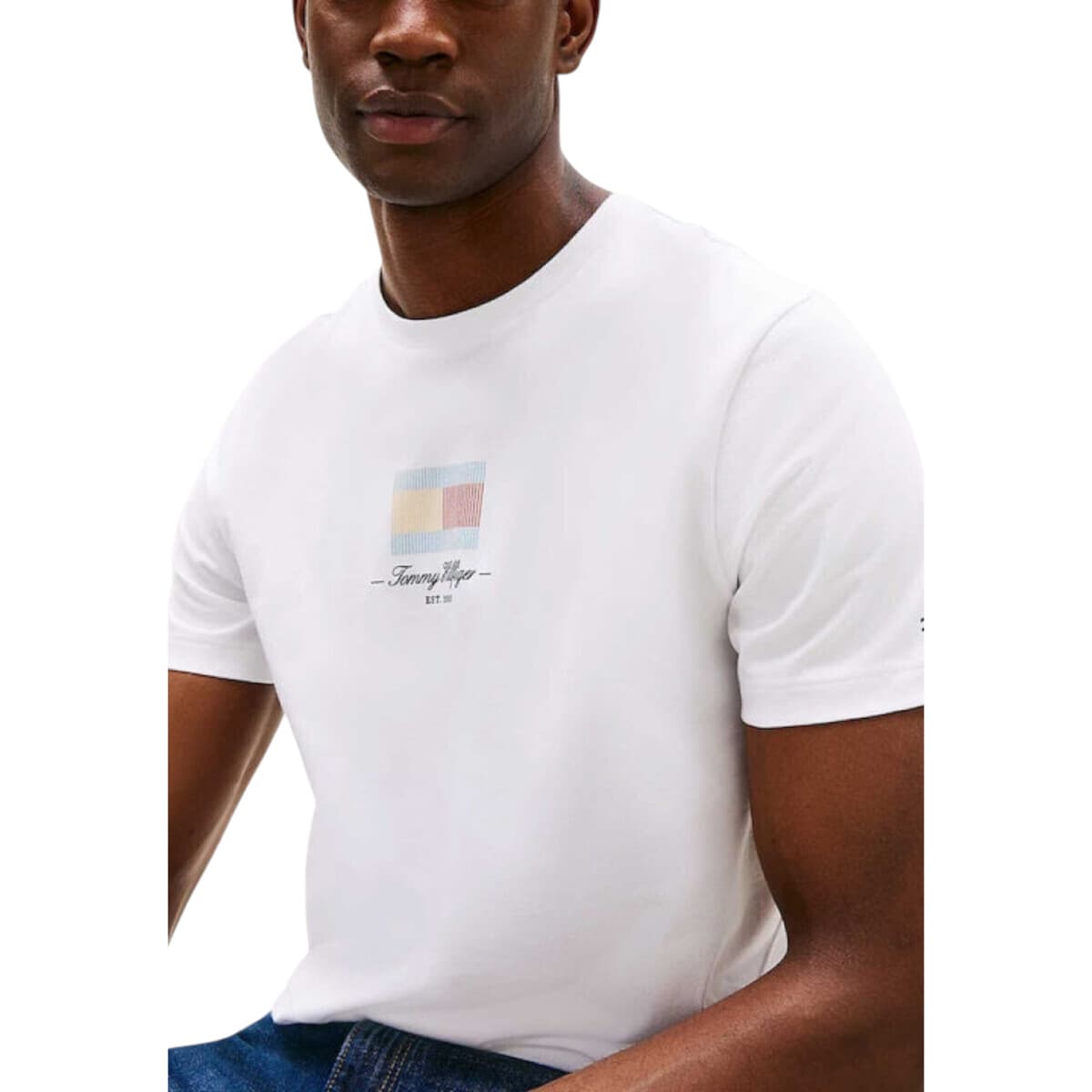 Men's T-Shirts Tommy Hilfiger White