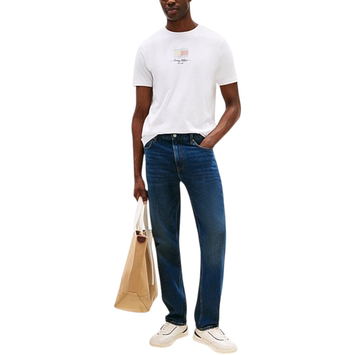 Men's T-Shirts Tommy Hilfiger White