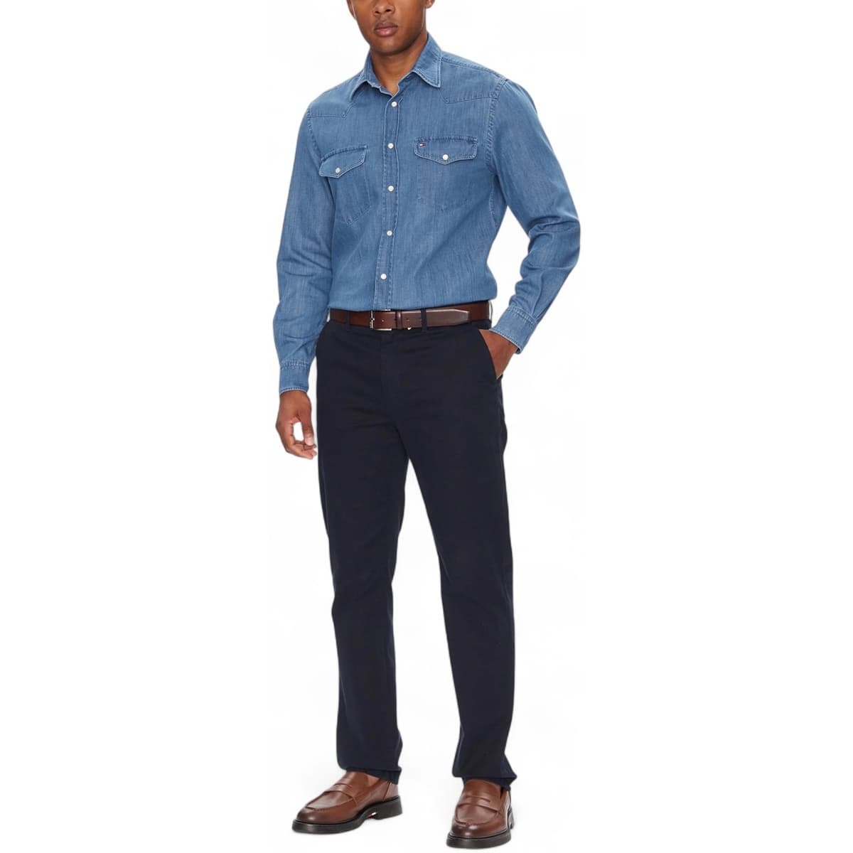 Men's Shirts Tommy Hilfiger Blue