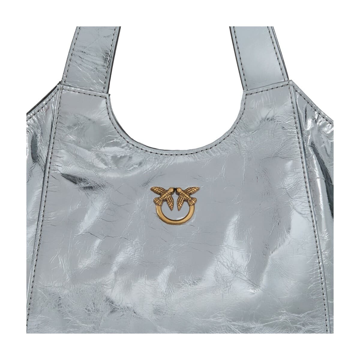 Women's Handbags Pinko Silver