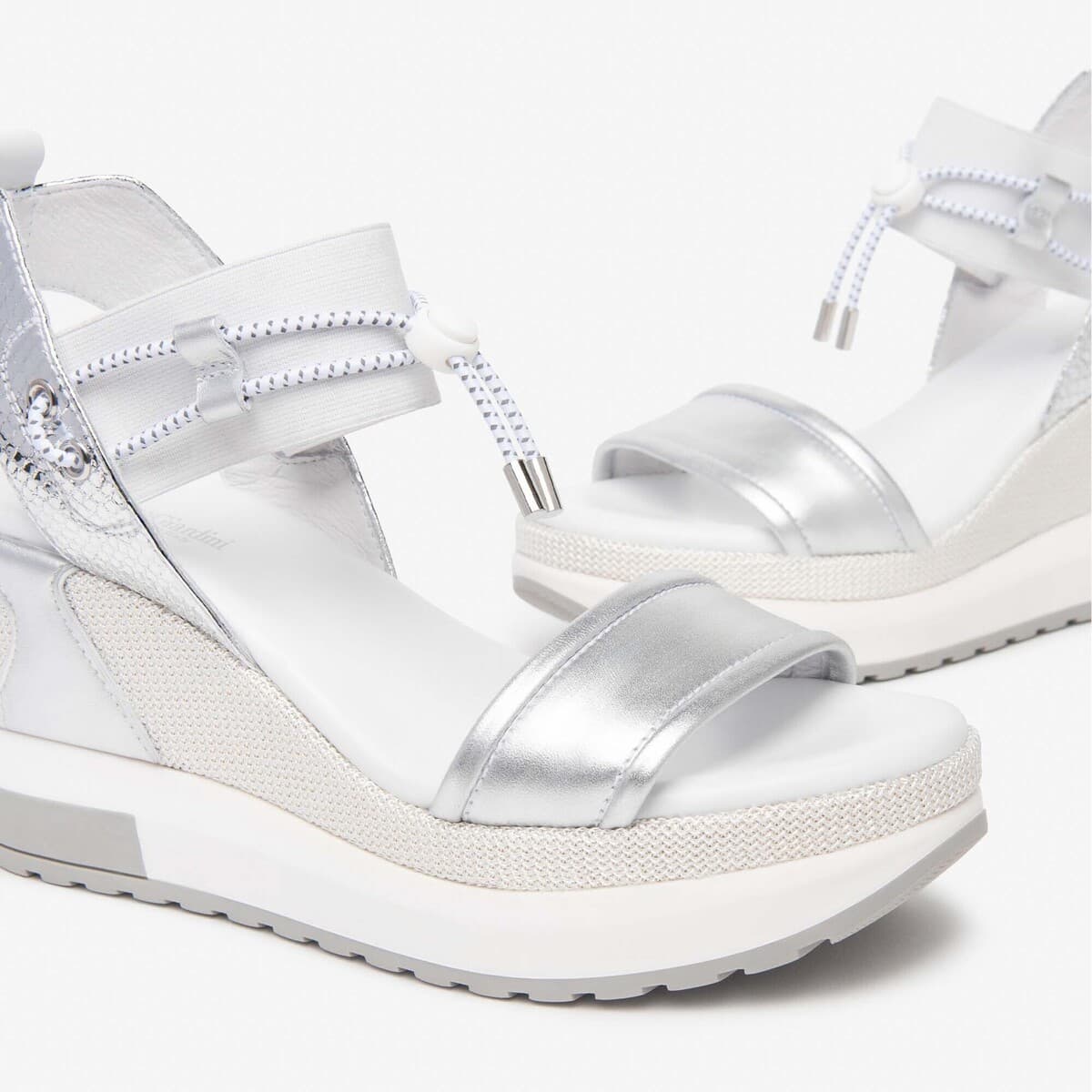 Women's Platforms NeroGiardini Silver