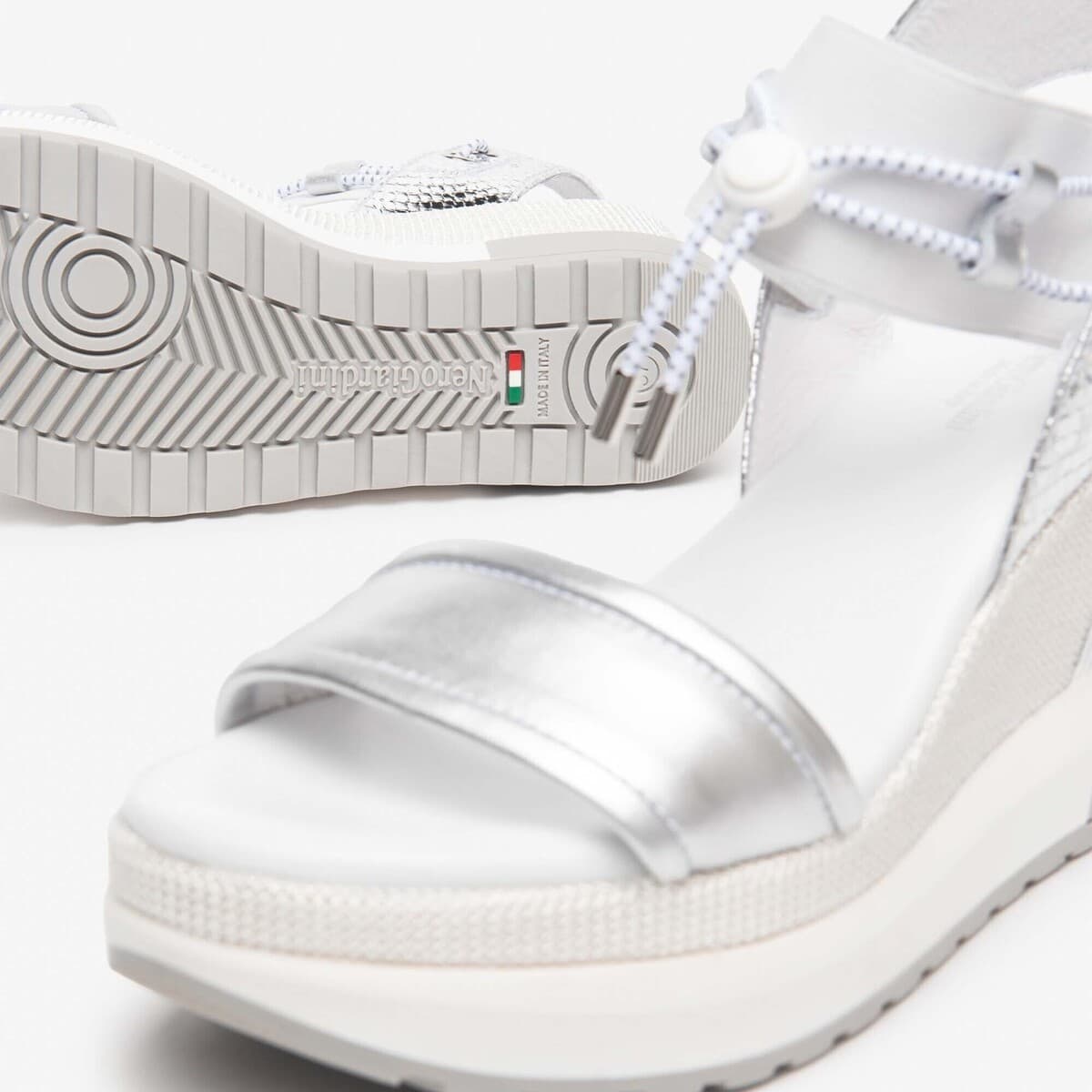 Women's Platforms NeroGiardini Silver