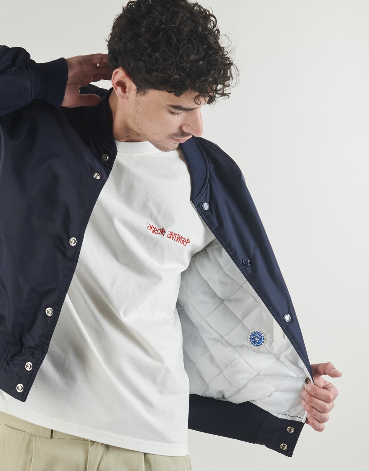 Men's Jackets Schott Blue