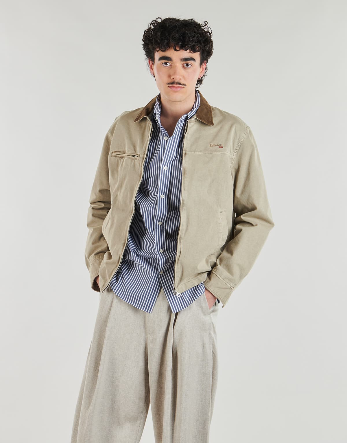 Men's Jackets Schott Beige
