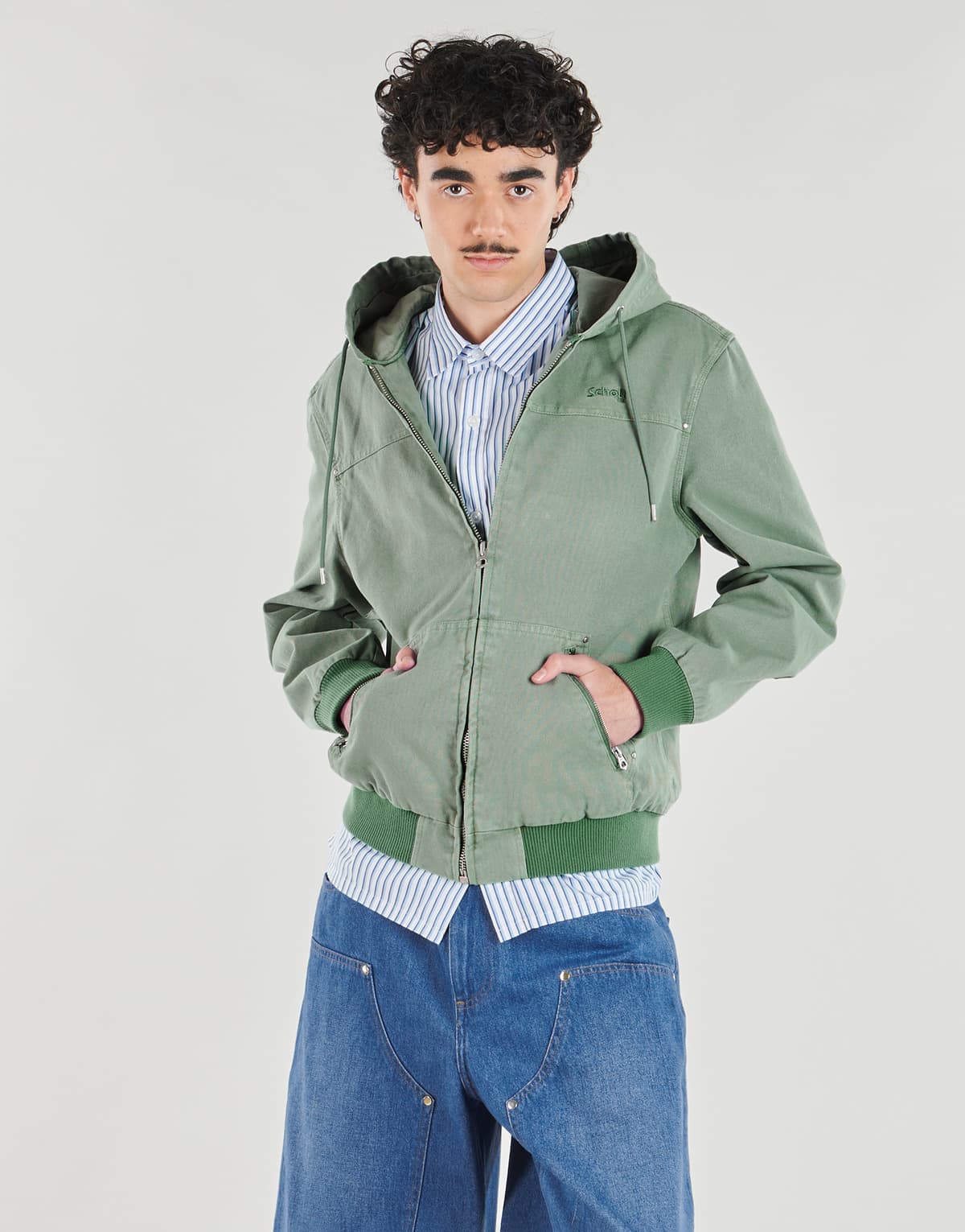 Men's Jackets Schott Khaki