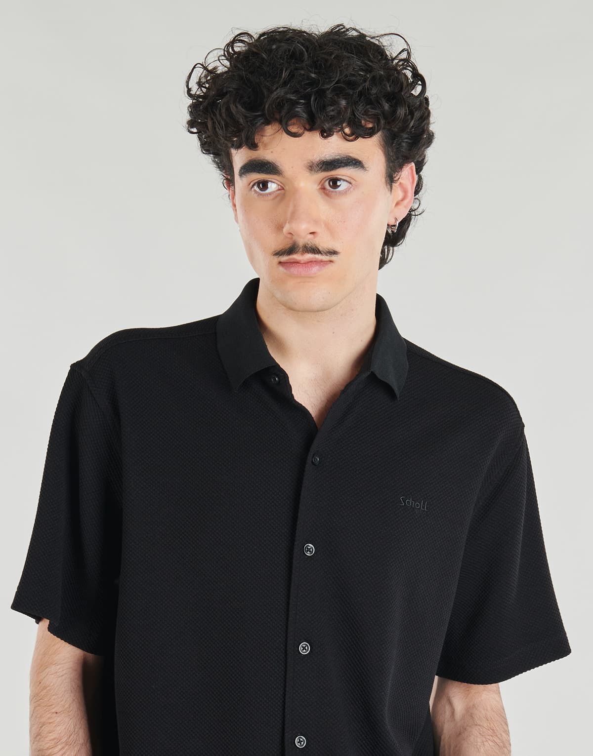 Men's Shirts Schott Black