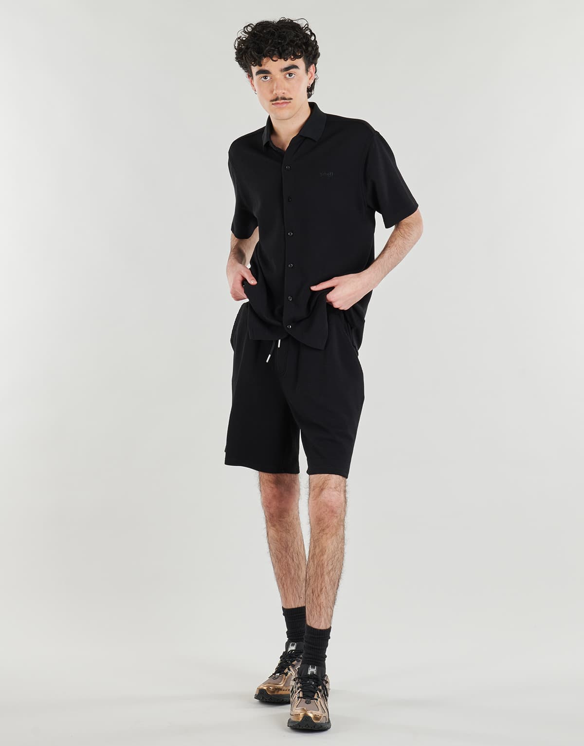 Men's Shorts Schott Black
