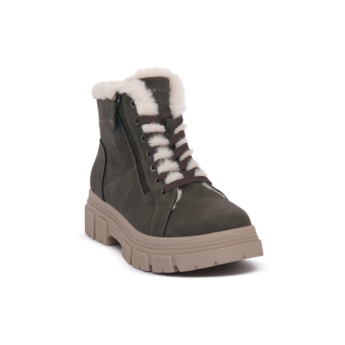 Women's Ankle Boots Tom Tailor Gray