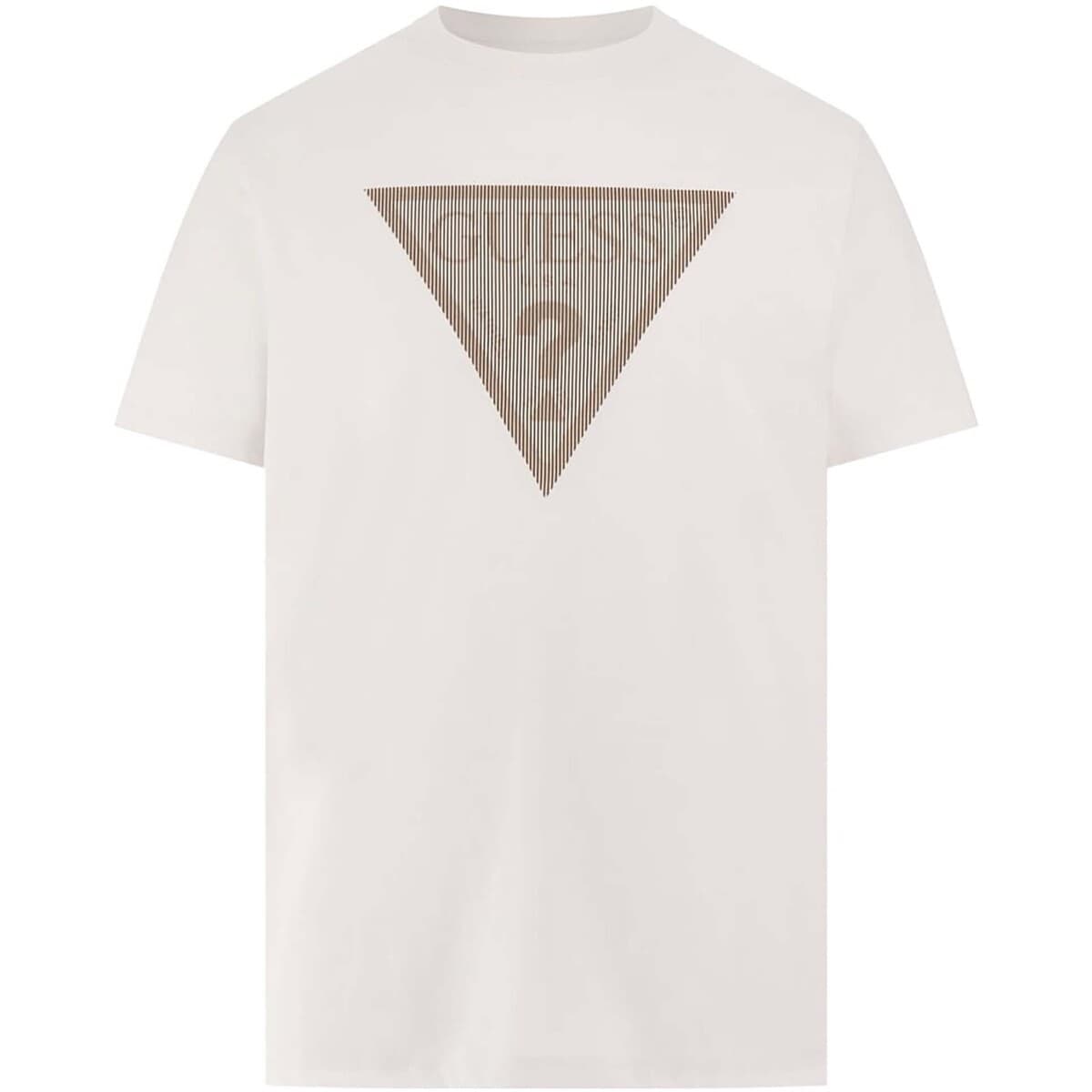 T-shirt με κοντά μανίκια Guess Cn Ss Triangle Logo Tee