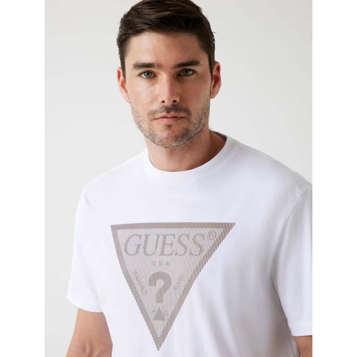 Men's T-Shirts Guess White