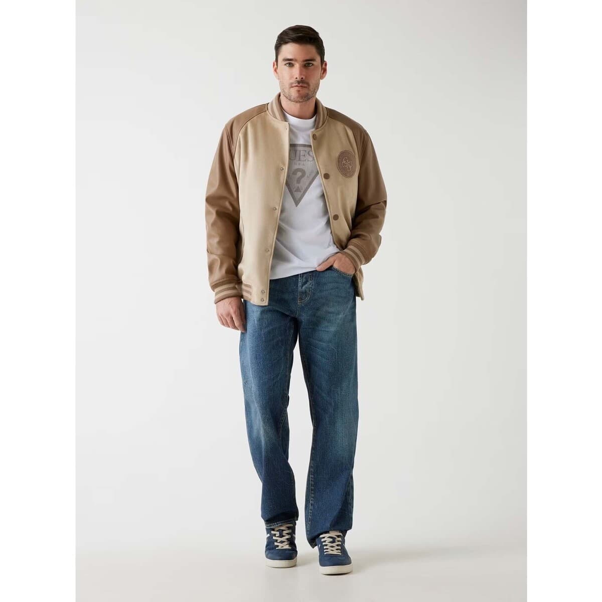 Men's T-Shirts Guess White