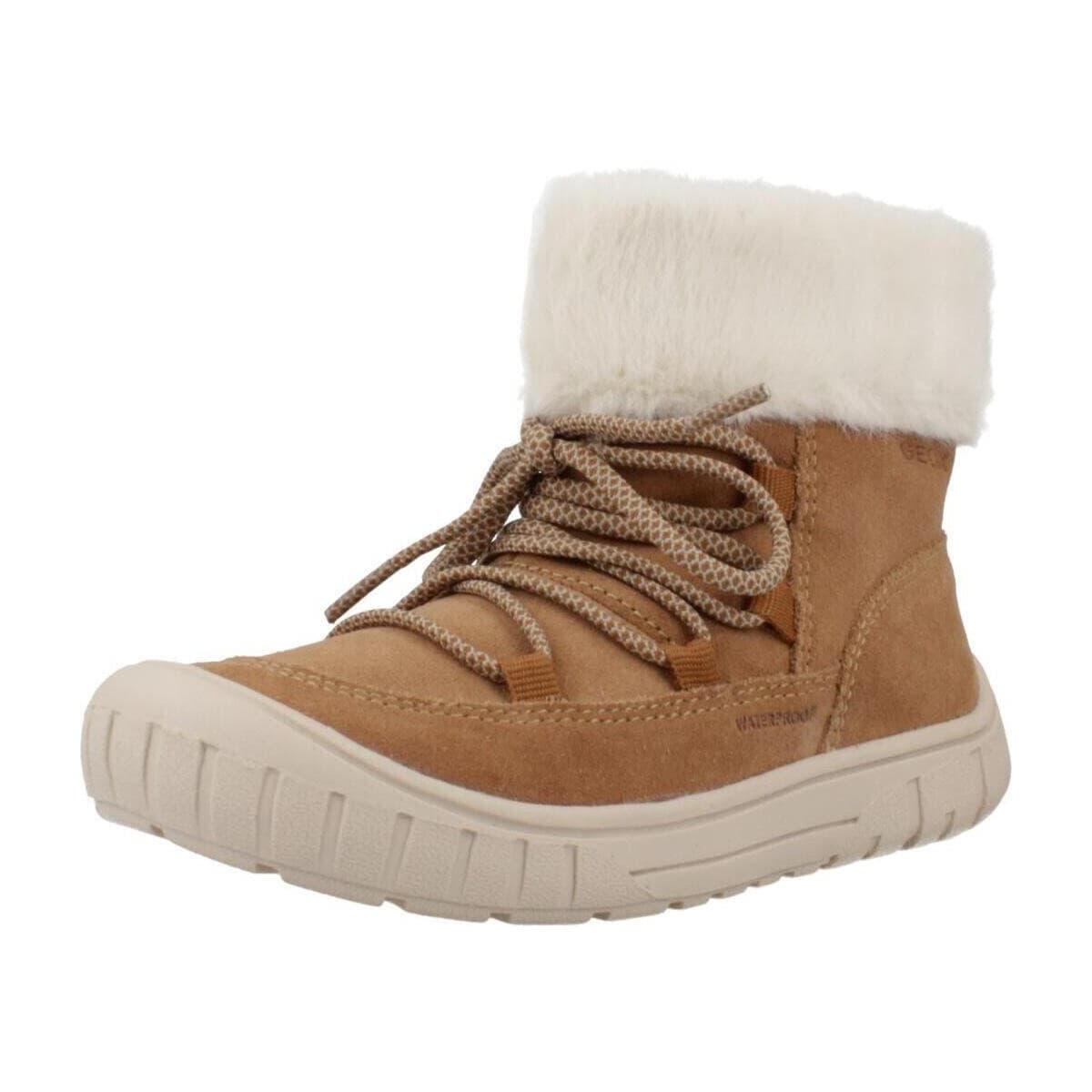 Girls' Ankle Boots Geox Brown