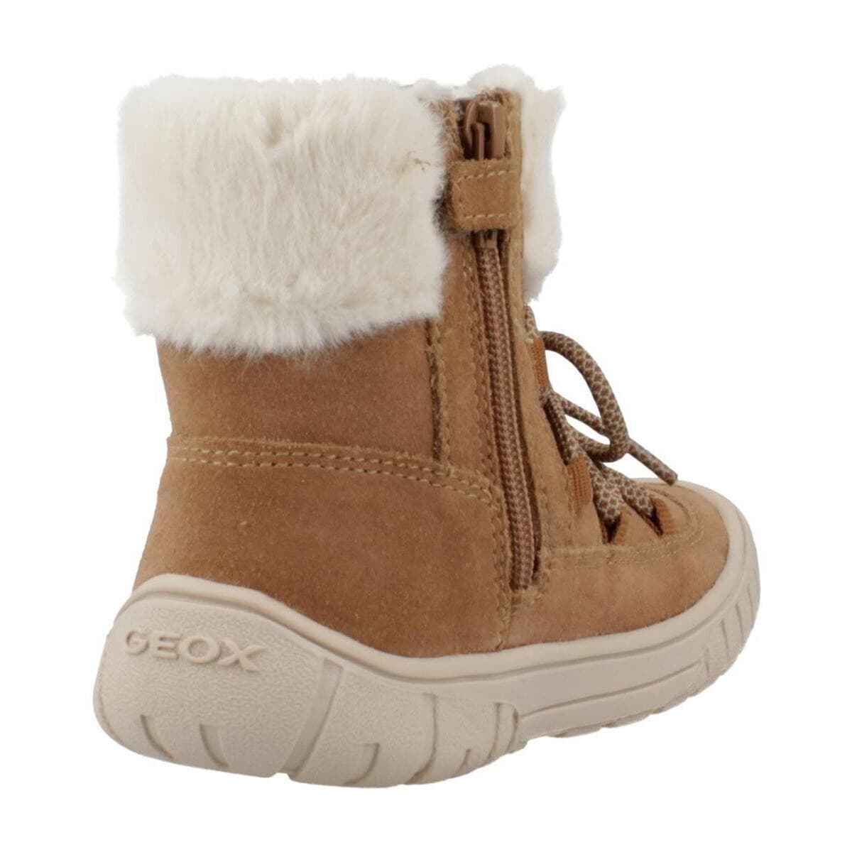 Girls' Ankle Boots Geox Brown