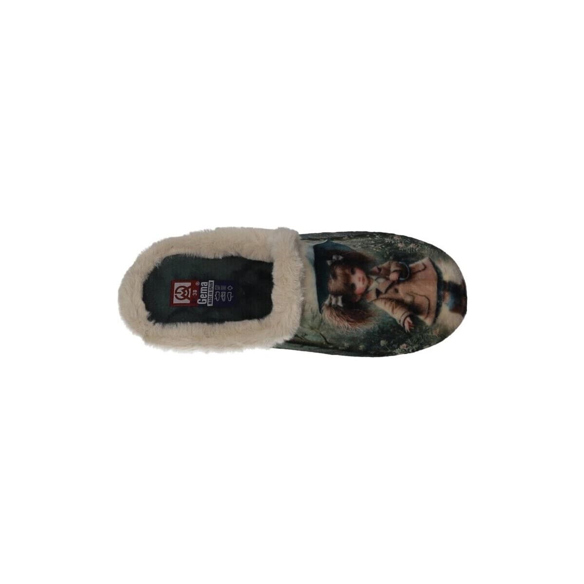 Women's House Slippers Gema Garcia Green