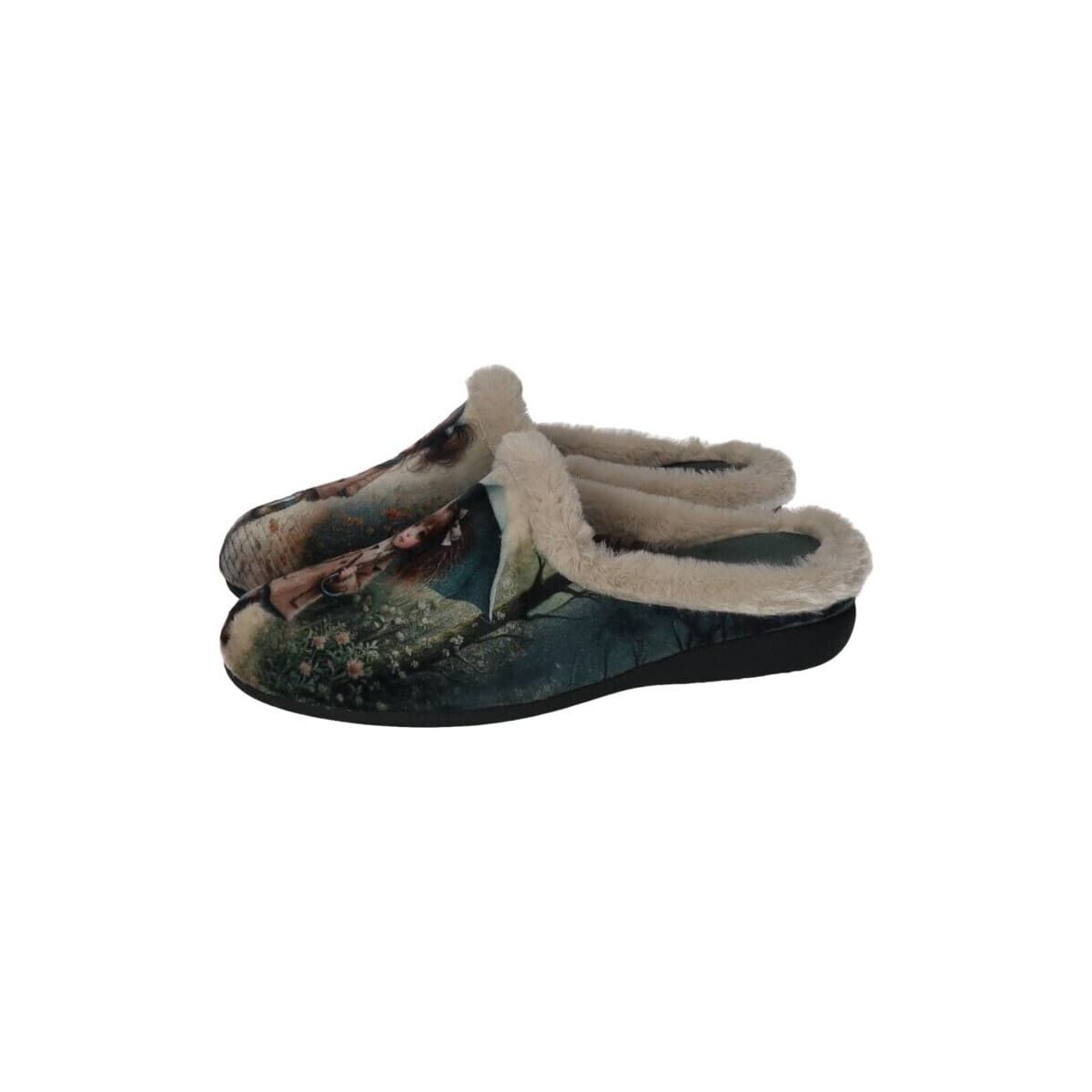 Women's House Slippers Gema Garcia Green
