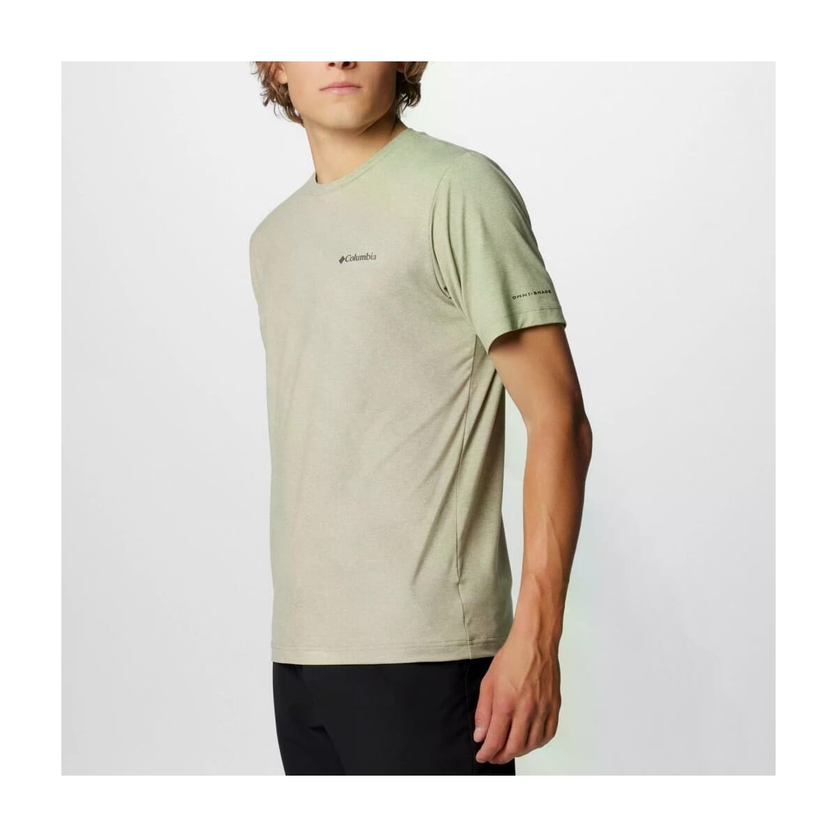 Men's Sports T-Shirts Columbia Green