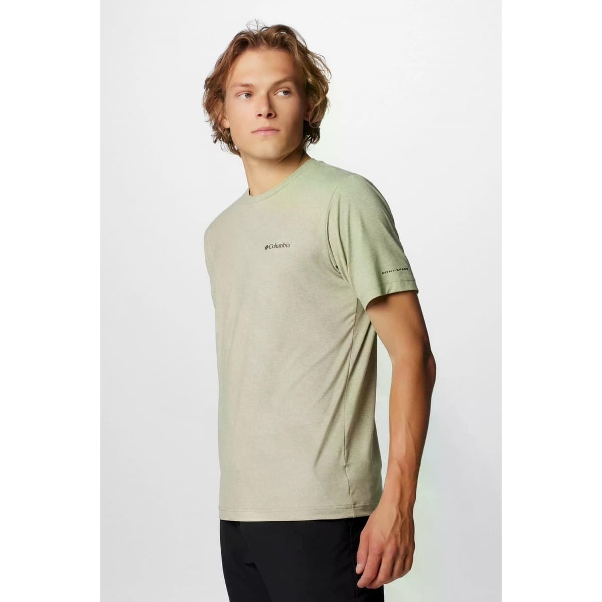 Men's Sports T-Shirts Columbia Green