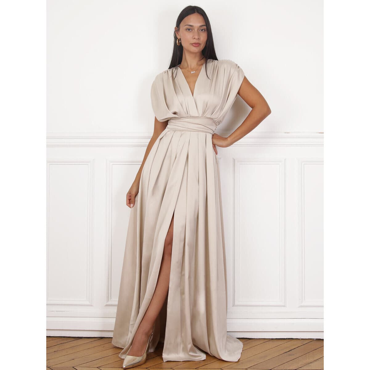 Women's Dresses La Modeuse Beige