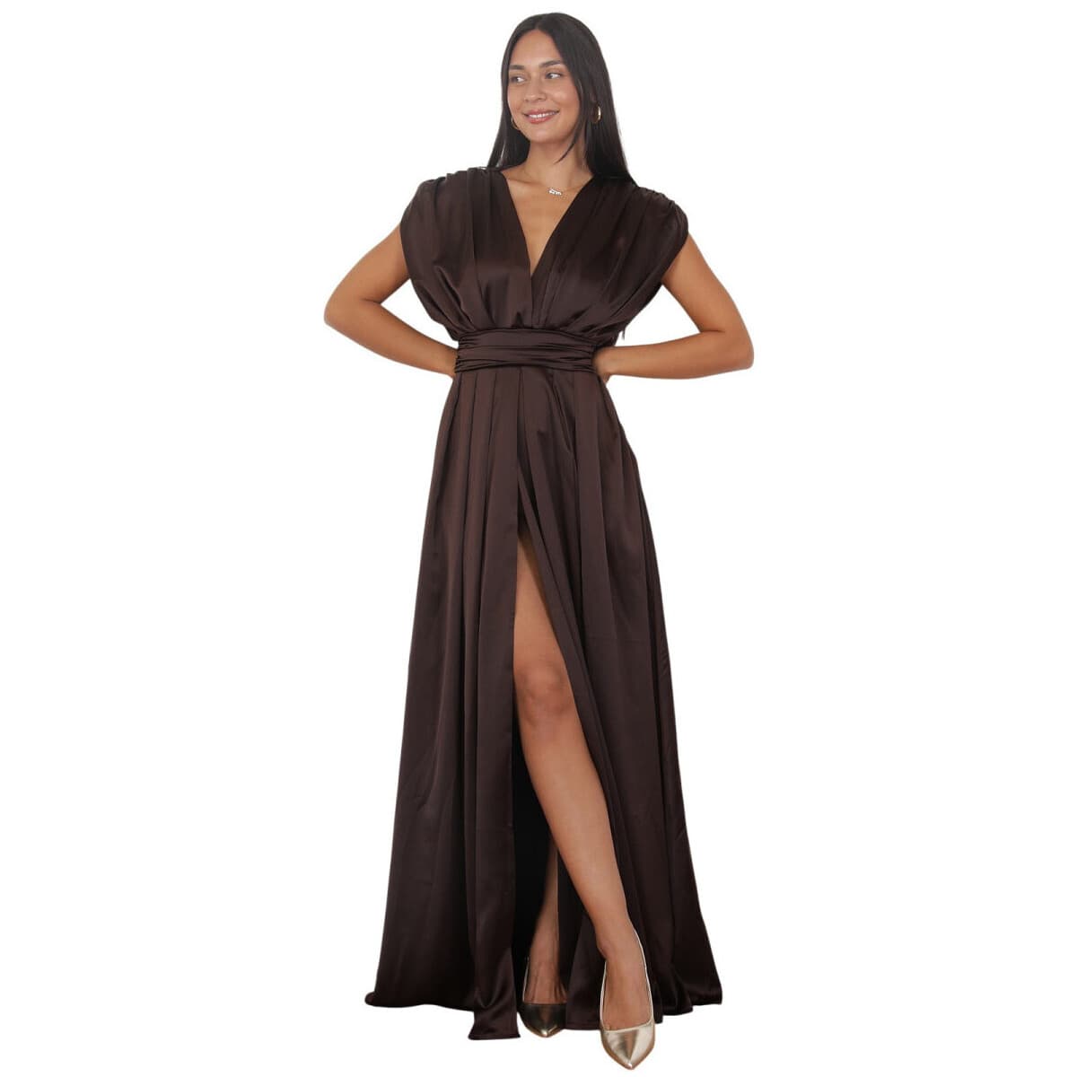 Women's Dresses La Modeuse Brown
