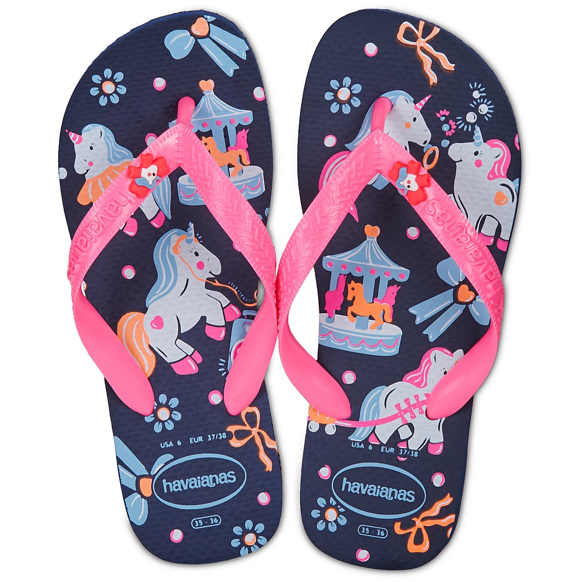 Girls' Flip Flops Havaianas Blue