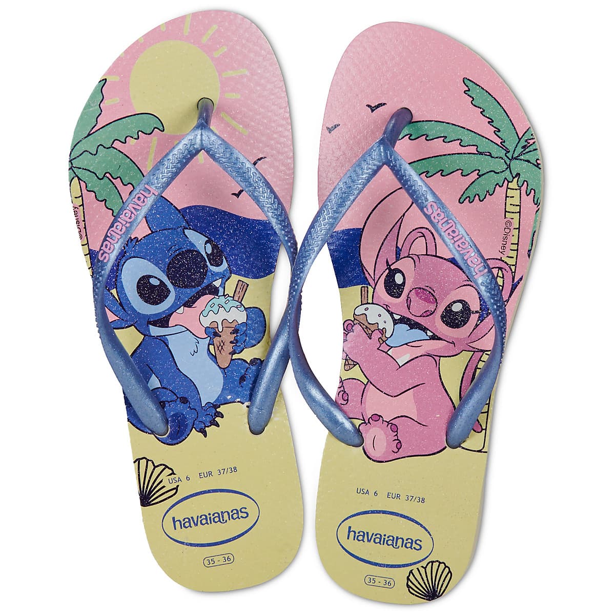 Girls' Flip Flops Havaianas Blue