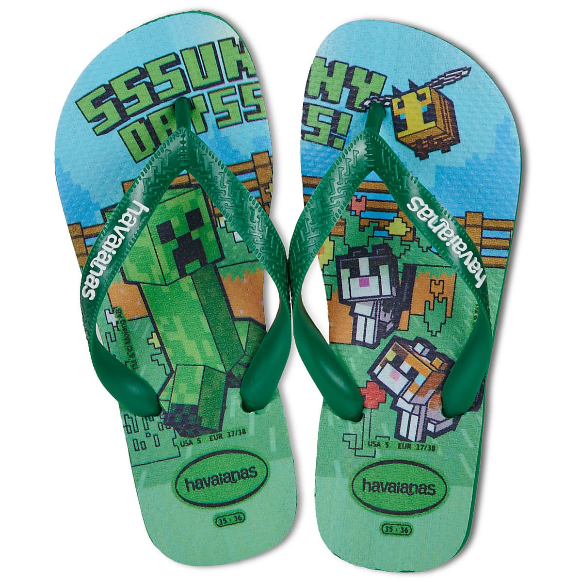 Boys' Flip Flops Havaianas Green