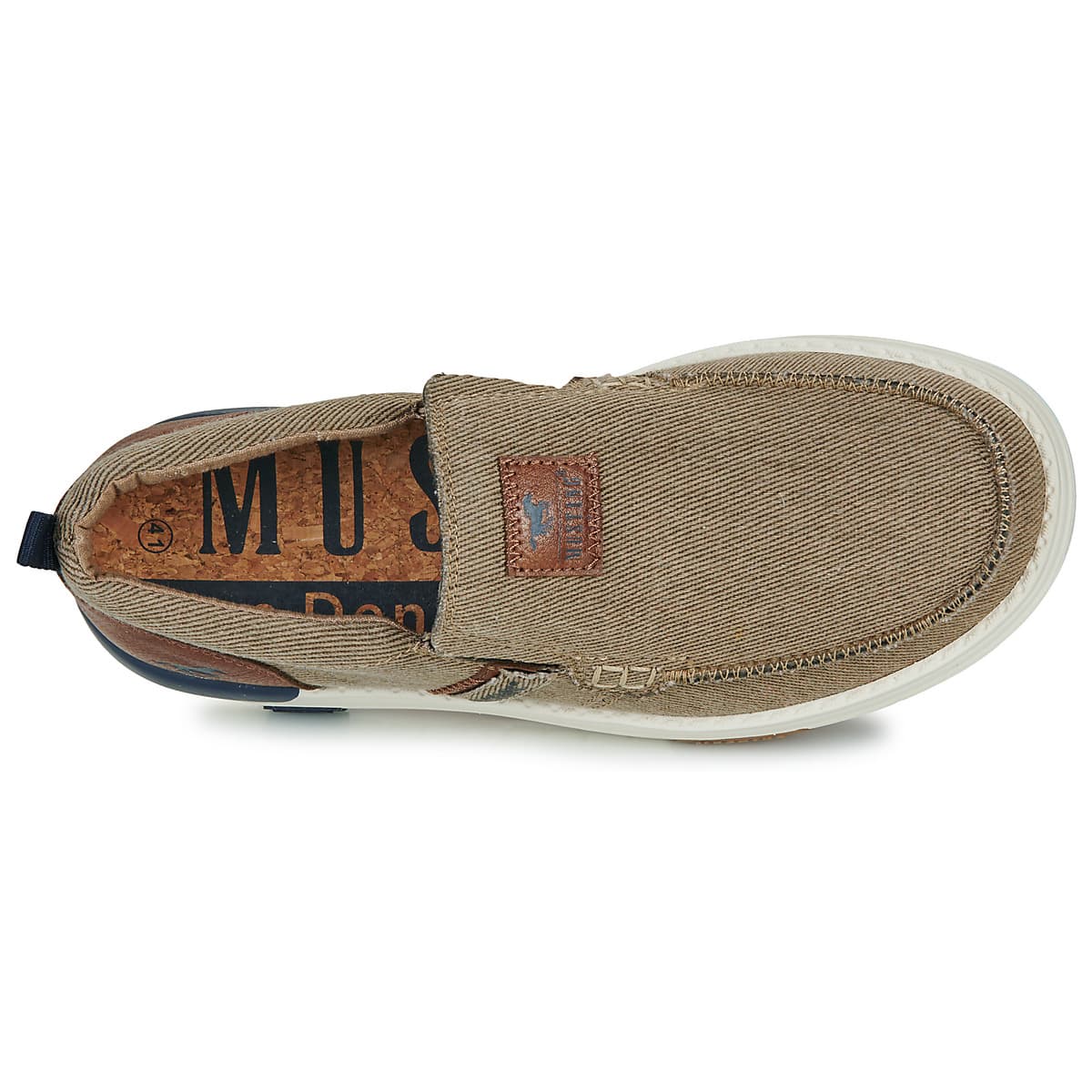 Men's Derby Shoes Mustang Brown