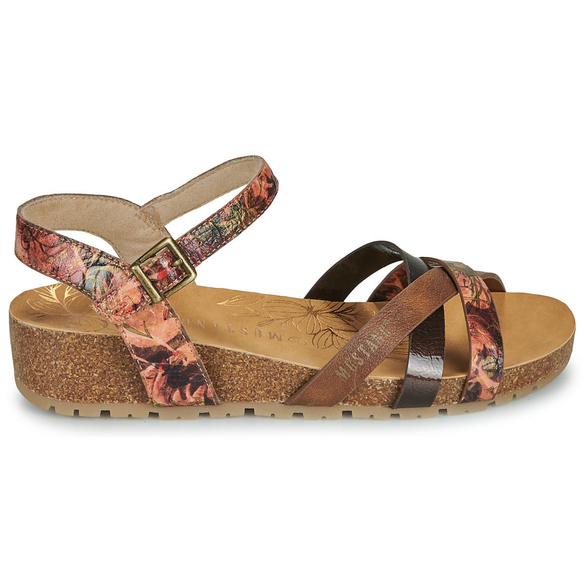 Women's Sandals Mustang Brown