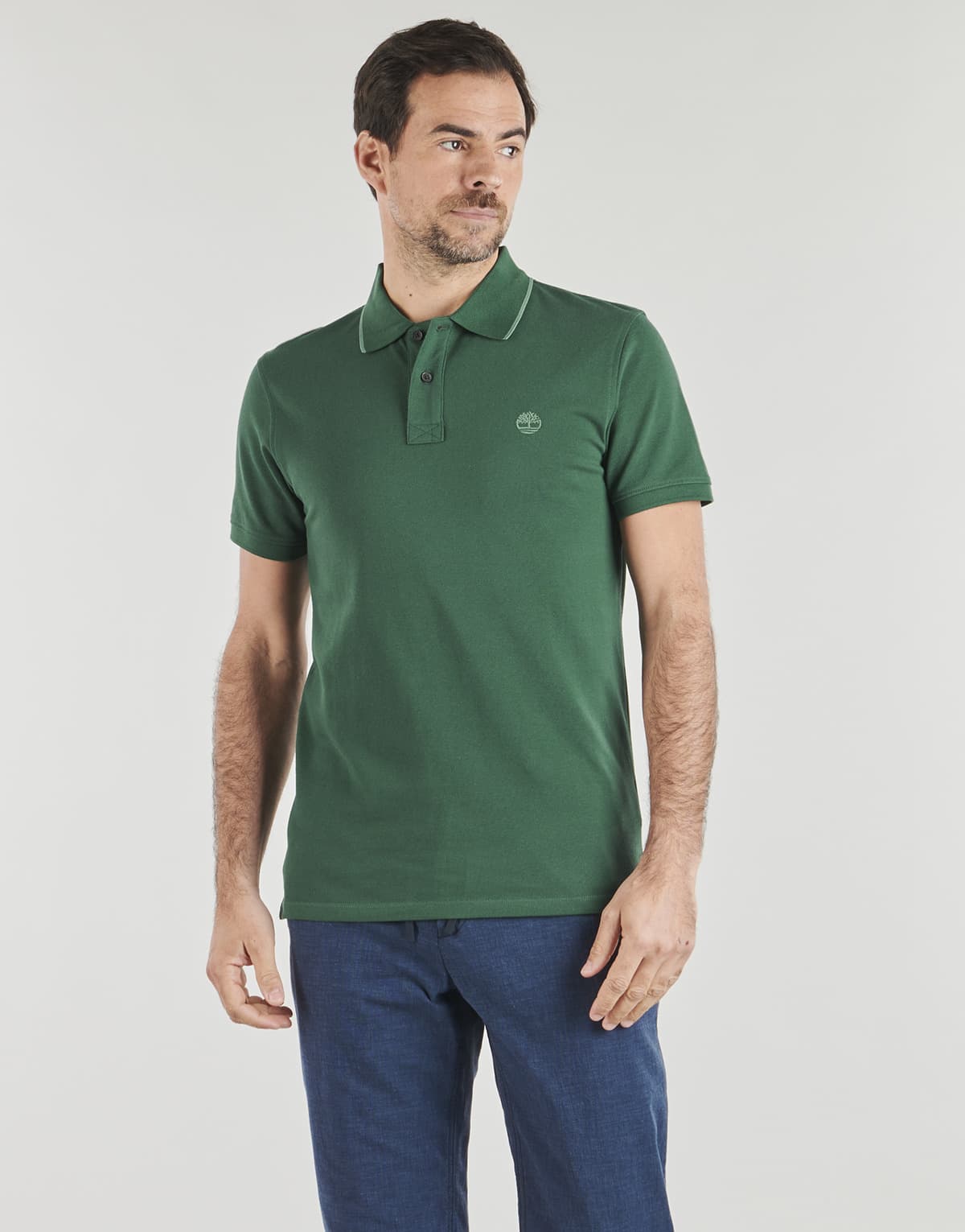 Men's Polo Shirts Timberland Green