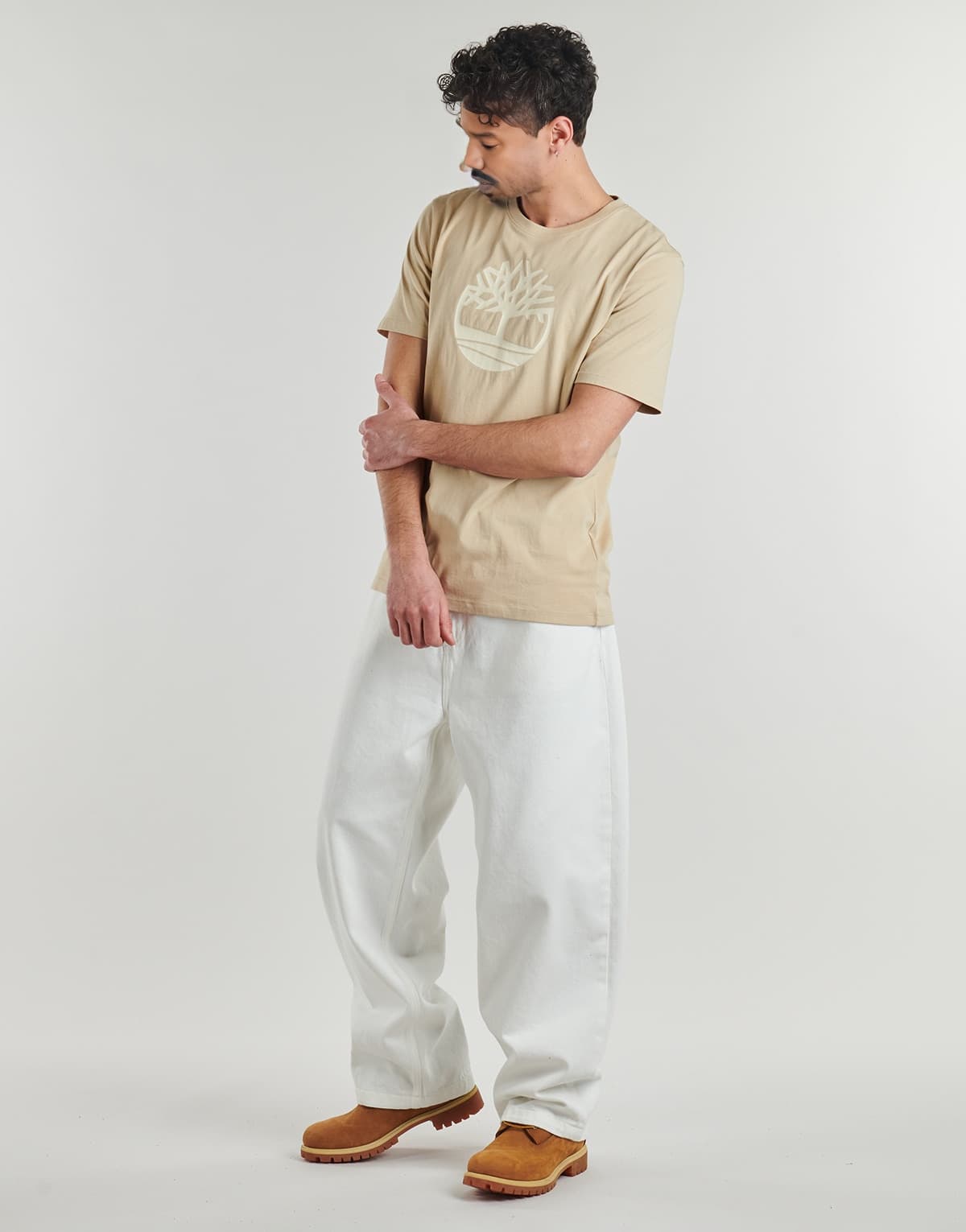 Men's T-Shirts Timberland Beige