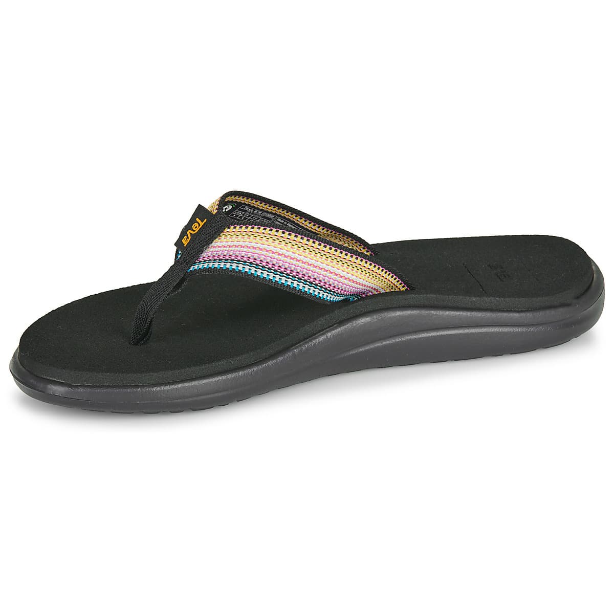 Women's Flip Flops Teva Black