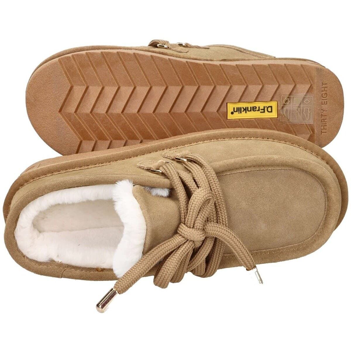 Women's House Slippers D.Franklin Brown
