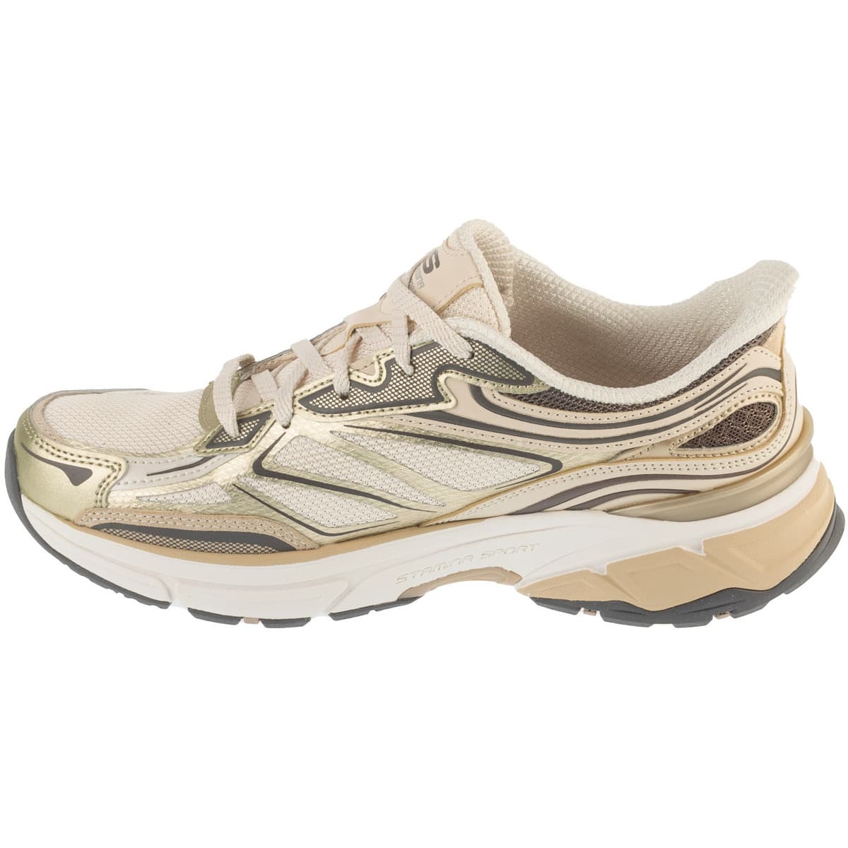 Women's Sports Shoes Skechers Beige