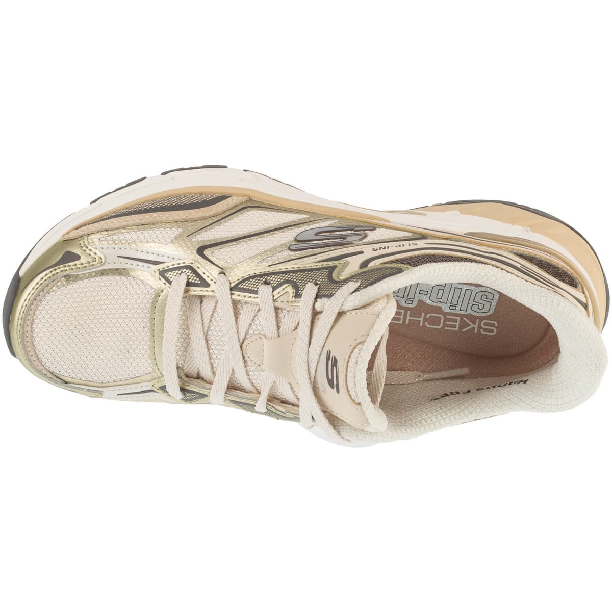 Women's Sports Shoes Skechers Beige