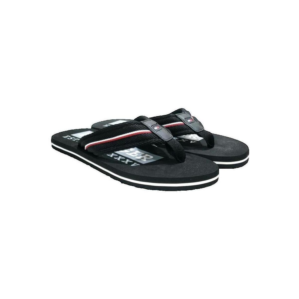 Women's Flip Flops Tommy Hilfiger Black