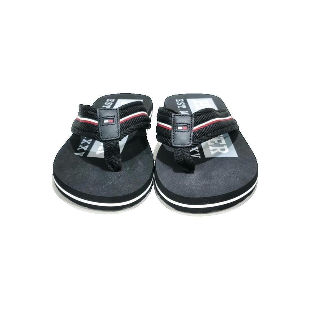 Women's Flip Flops Tommy Hilfiger Black