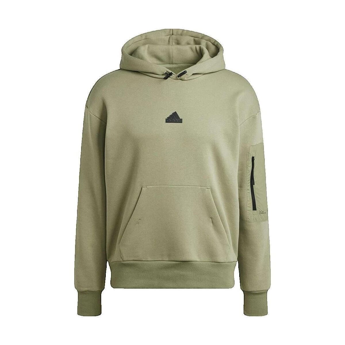 T-shirt με κουκούλα adidas Sweat-shirt City Escape vert