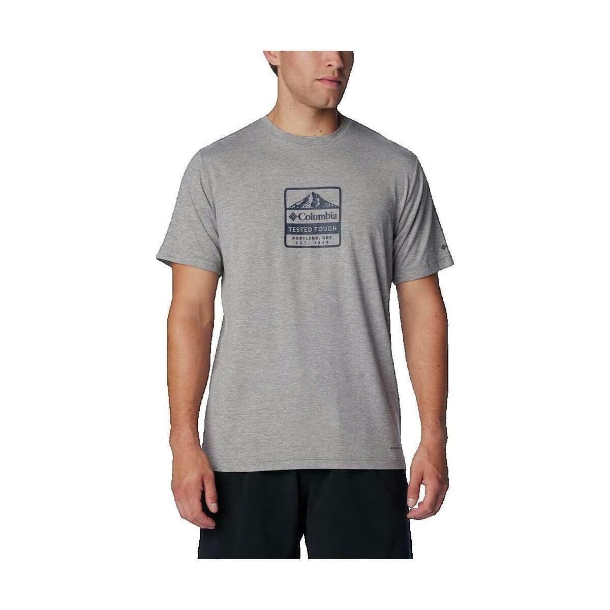 T-shirt με κοντά μανίκια Columbia T-shirt Kwick Hike gris