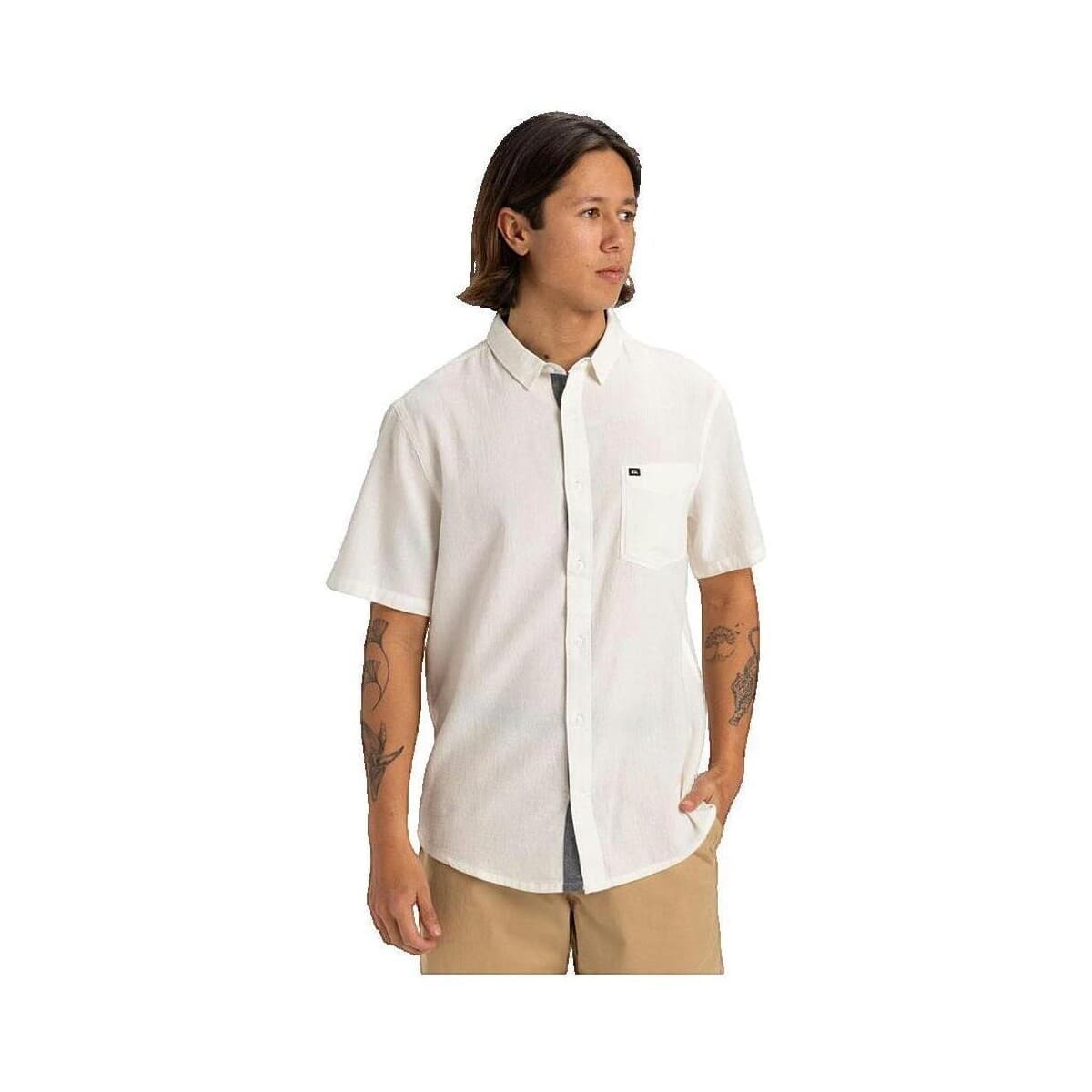 Men's Shirts Quiksilver White
