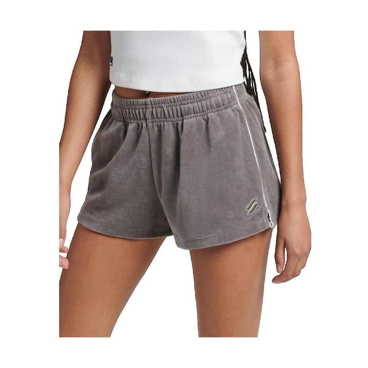 Women's Shorts Superdry Gray