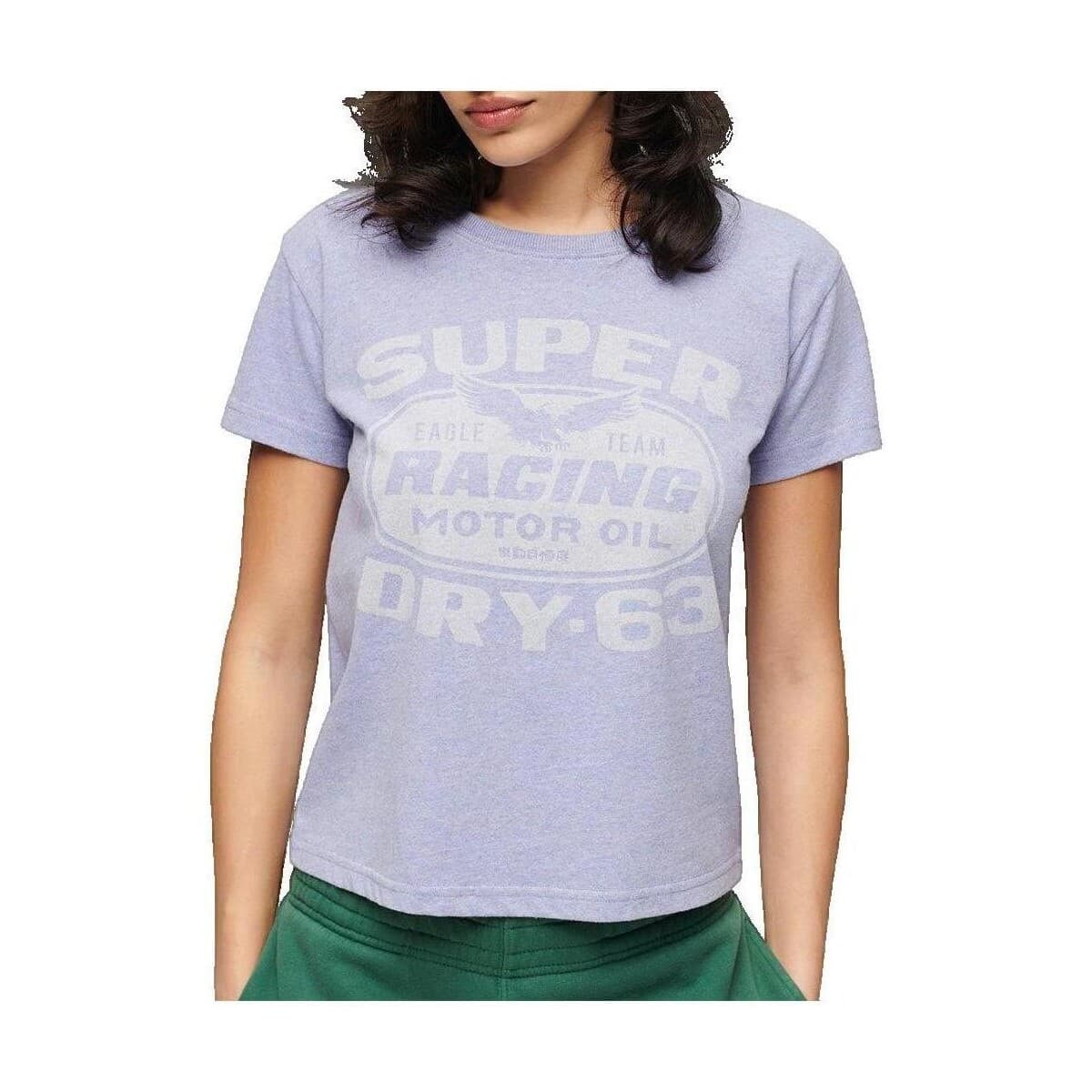 Women's T-Shirts Superdry Purple