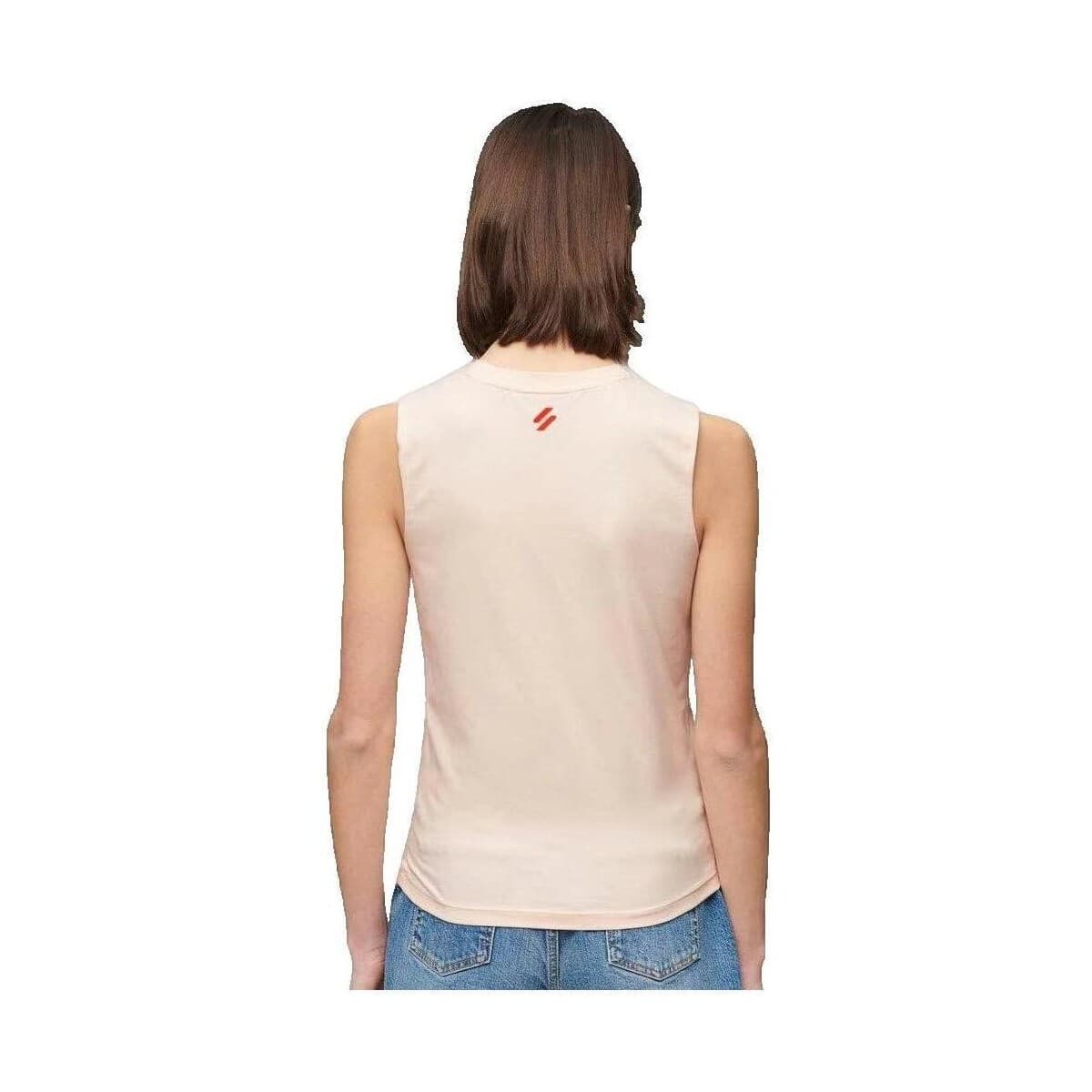 Women's Sleeveless Tops Superdry Pink