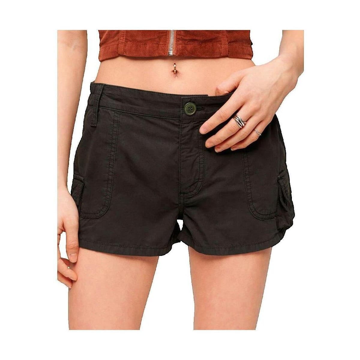 Women's Shorts Superdry Black